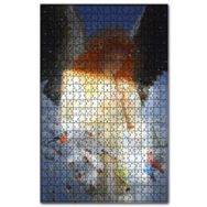 Cakapuzzle Kaval Çalan Melek Karlar ve Kuşlar Ahşap 255 Parça Puzzle