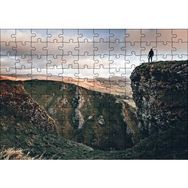 Cakapuzzle Kayalıklardaki Yalnız Adam Mdf 120 Parça Puzzle
