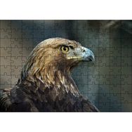 Cakapuzzle Keskin Bakışlı Kartal Yakın Profil 120 Parça Ahşap Puzzle