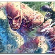 Cakapuzzle Kılıçlı Anime Titan Saldırısı İllüstrasyon Mdf 1000 Parça Puzzle
