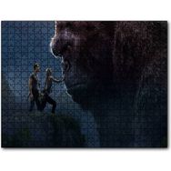 Cakapuzzle King Kong ve İnsanlar Mdf 120 Parça Puzzle
