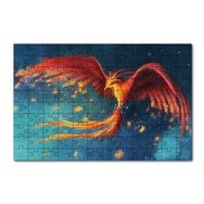 Cakapuzzle Kırmızı Anka Kuşu 120 Parça Ahşap Puzzle