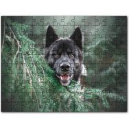 Cakapuzzle Kırmızı Ayaklı Damalı Beyaz Güvercin Mdf 255 Parça Puzzle