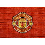 Cakapuzzle Kırmızı Boyalı Zeminde Manchester United Logosu Mdf 1000 Parça Puzzle