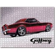 Cakapuzzle Kırmızı Camaro Kuruboya Mdf 255 Parça Puzzle