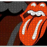 Cakapuzzle Kırmızı Dudaklar ve Dil Aynı Arkaplan Mdf 1000 Parça Puzzle
