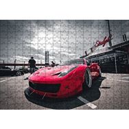 Cakapuzzle Kırmızı Ferrari Önden Görünüş 255 Parça Ahşap Puzzle