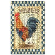 Cakapuzzle Kırmızı İbikli Horoz Afişi Görseli Ahşap 255 Parça Puzzle