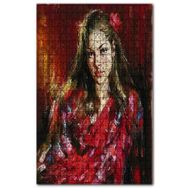 Cakapuzzle Kırmızı Kıyafetli Çingene Kızı Ahşap 255 Parça Puzzle