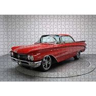 Cakapuzzle Kırmızı Kuyruklu Buick Klasik Mdf 500 Parça Puzzle