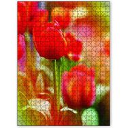 Cakapuzzle Kırmızı Lale 500 Parça Puzzle