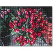 Cakapuzzle Kırmızı Lale Demeti 1000 Parça Puzzle