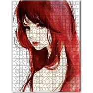 Cakapuzzle Kırmızı Saçlı Kız Portre 1000 Parça Puzzle