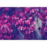Cakapuzzle Kırmızı ve Mor Çiçekler Görseli 500 Parça Puzzle