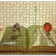 Cakapuzzle Kitaplarda Hayat Bulan Dünya Mdf 1000 Parça Puzzle