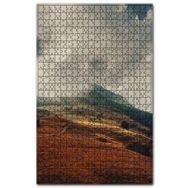 Cakapuzzle Kızıl Otlar ve Bulutlu Tepeler Ahşap 255 Parça Puzzle