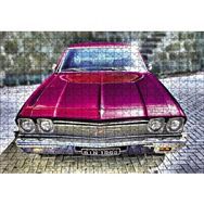 Cakapuzzle Klasik Chevrolet Chevelle Görseli Ahşap 500 Parça Puzzle
