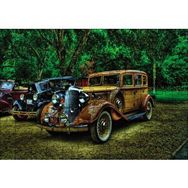 Cakapuzzle Klasik Kahverengi Araba Görseli 120 Parça Puzzle