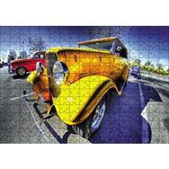 Cakapuzzle Klasik Sarı Otomobil Görseli 255 Parça Puzzle
