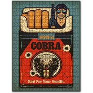 Cakapuzzle Kobra Film Afişi Sylvester Stallone Görseli 120 Parça Puzzle