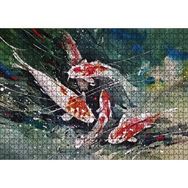 Cakapuzzle Koi Balıkları Üstten Görünüş Mdf 1000 Parça Puzzle