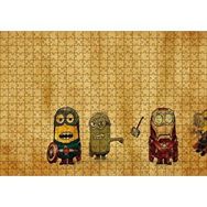 Cakapuzzle Kölelerinin Aşağılık Beni Yenilmez Görseli 120 Parça Ahşap Puzzle