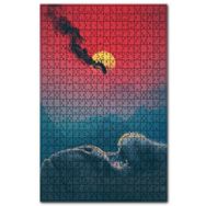 Cakapuzzle Kong Kafatası Adası Görseli Ahşap 1000 Parça Puzzle