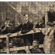 Cakapuzzle Köprüde Özgürlük Mücadelesi Mdf 1000 Parça Puzzle
