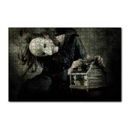 Cakapuzzle Korkunç Maskeli Yaratık ve Mini Ağaç Kulübesi 255 Parça Puzzle