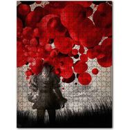 Cakapuzzle Korkunç Palyaço Baskılı Görsel 500 Parça Puzzle