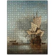 Cakapuzzle Korsan Gemisi Toplarını Ateşliyor Ahşap 500 Parça Puzzle