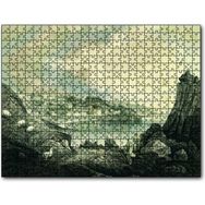 Cakapuzzle Koyda Binalar Yamaçta Koyunlar 255 Parça Puzzle