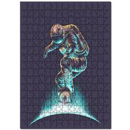 Cakapuzzle Kozmonot Paten Uzay Astronot Mdf 120 Parça Puzzle