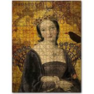 Cakapuzzle Kraliçe ve Karakarga Görseli Ahşap 255 Parça Puzzle