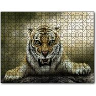 Cakapuzzle Kükreyen Kaplan Artwork Mdf 120 Parça Puzzle