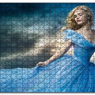 Cakapuzzle Külkedisi Elbiseli Kadın ve Bulutlar Görseli Mdf 120 Parça Puzzle