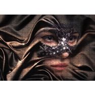 Cakapuzzle Kumaş Örtülü Maskeli Kadın 120 Parça Ahşap Puzzle