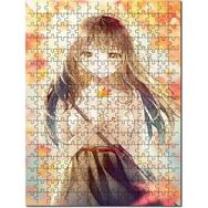 Cakapuzzle Kumral Güzel Sevimli Anime Kız Görseli Mdf 1000 Parça Puzzle
