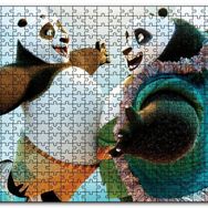Cakapuzzle Kungfu Panda Usta ve Çırak Mdf 120 Parça Puzzle
