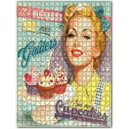 Cakapuzzle Kupa Kek İkramı Afişi Görseli Ahşap 255 Parça Puzzle