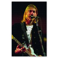 Cakapuzzle Kurt Cobain Sahnede Görsel Ahşap 1000 Parça Puzzle