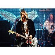 Cakapuzzle Kurt Cobain Sahnede Şarkılarıyla Mdf 1000 Parça Puzzle
