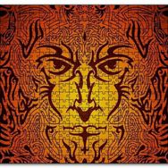 Cakapuzzle Kurtadam Tribal Portre Mdf 120 Parça Puzzle