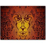 Cakapuzzle Kurtadam Tribal Portre Mdf 255 Parça Puzzle