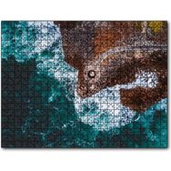 Cakapuzzle Kuşbakışı Kıyı Dalgalar ve Seyir Terası Mdf 1000 Parça Puzzle