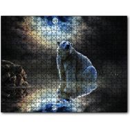 Cakapuzzle Kutup Ayısı Doğa Gece 120 Parça Puzzle