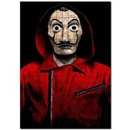 Cakapuzzle La Casa De Papel Dali Maskeli Karakter Mdf 120 Parça Puzzle