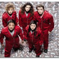 Cakapuzzle La Casa De Papel Rehineler Yukarıdan Görünüş Mdf 1000 Parça Puzzle
