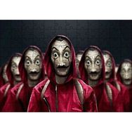 Cakapuzzle La Casa De Papel Tüm Karakterler Dali Maskeli 120 Parça Ahşap Puzzle