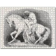Cakapuzzle Lady Godiva Taş Heykel Mdf 255 Parça Puzzle
